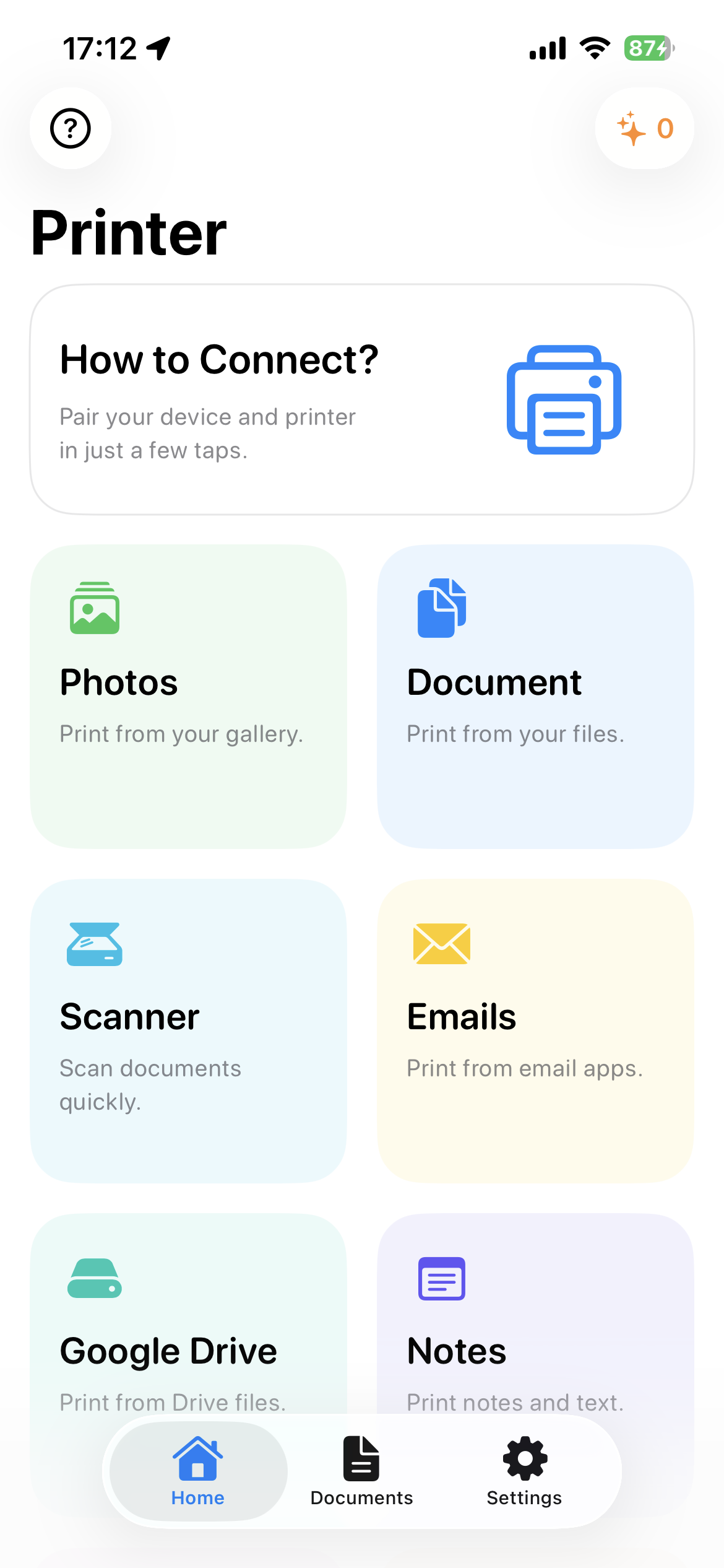 Home dashboard light mode
